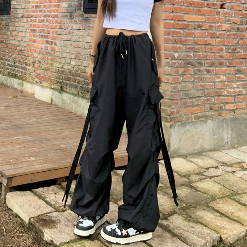 Pantalon Franca - Pantalon baggy pour femme avec grandes poches style rétro