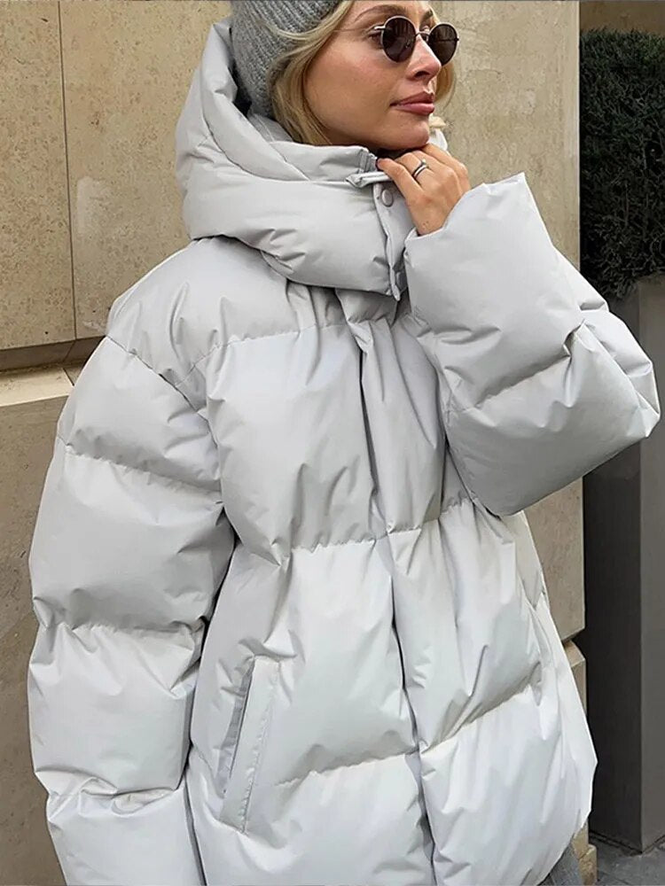 Avelena - Veste oversize élégante avec capuche