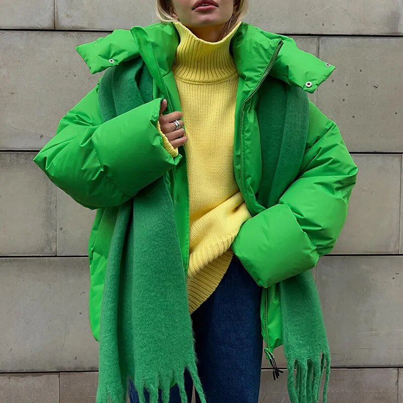Avelena - Veste oversize élégante avec capuche