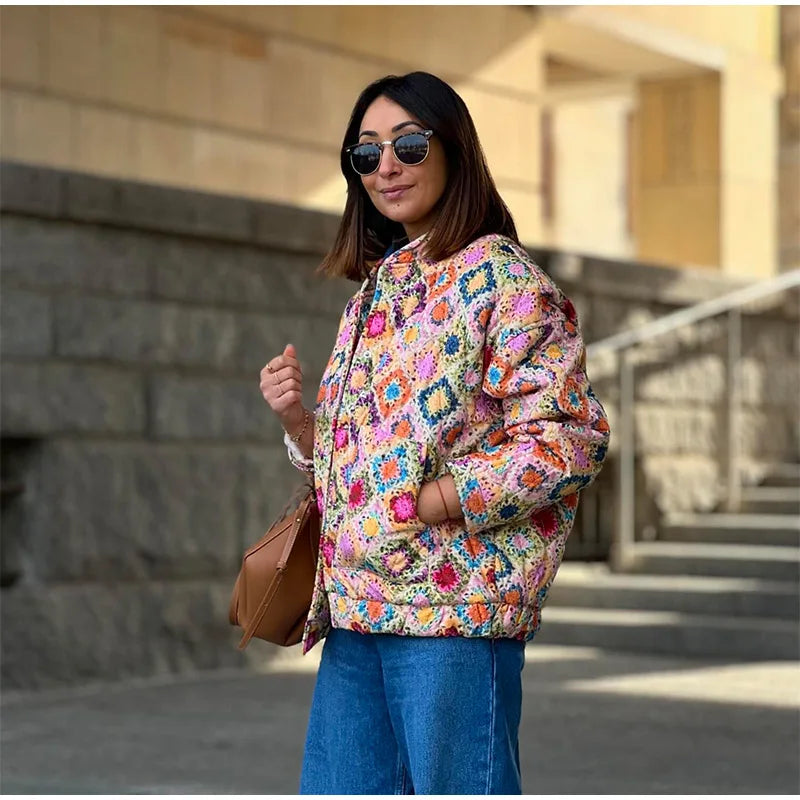 Veste matelassée colorée - Clothilde