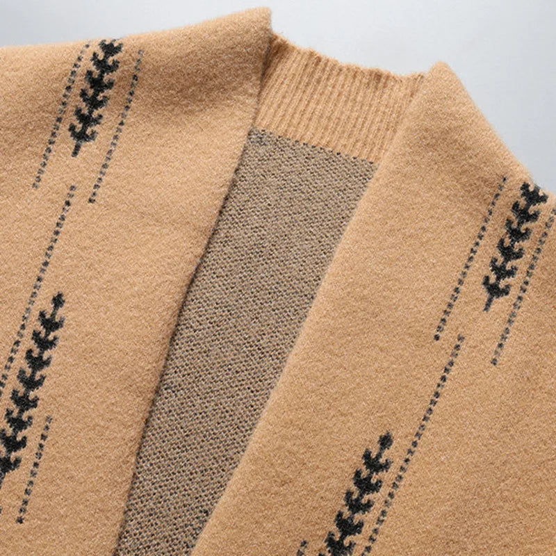 Cardigan motif jacquard original