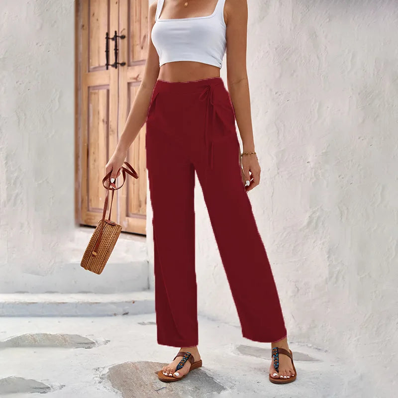 Pantalon droit taille haute - Ludwika