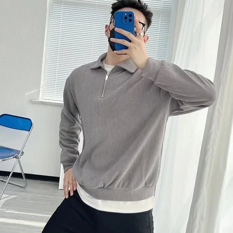 Pull demi-zip pour homme - Addie