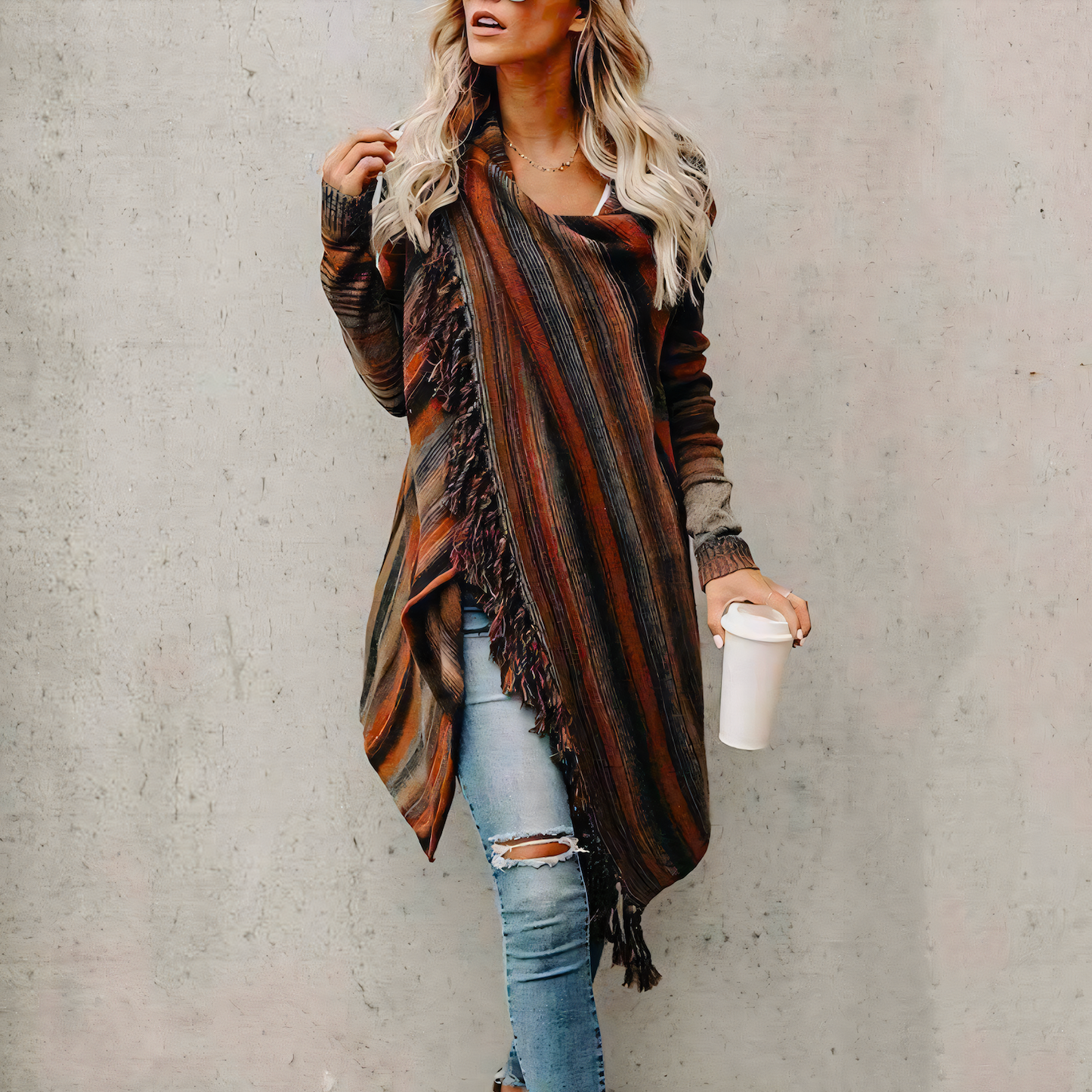 Evelien - Cardigan polyvalent et décontracté