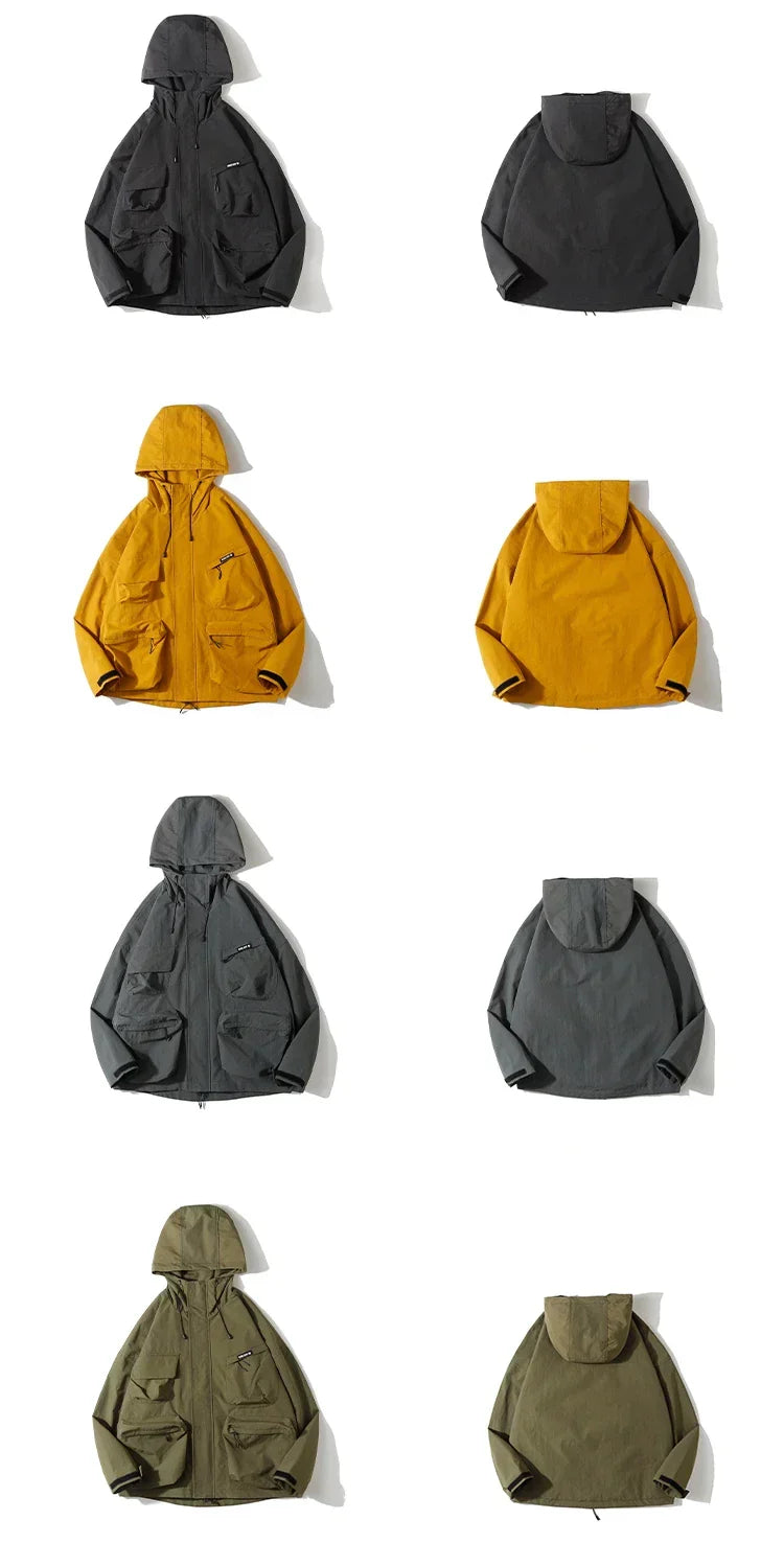 JESS - Veste d'automne imperméable confortable pour homme