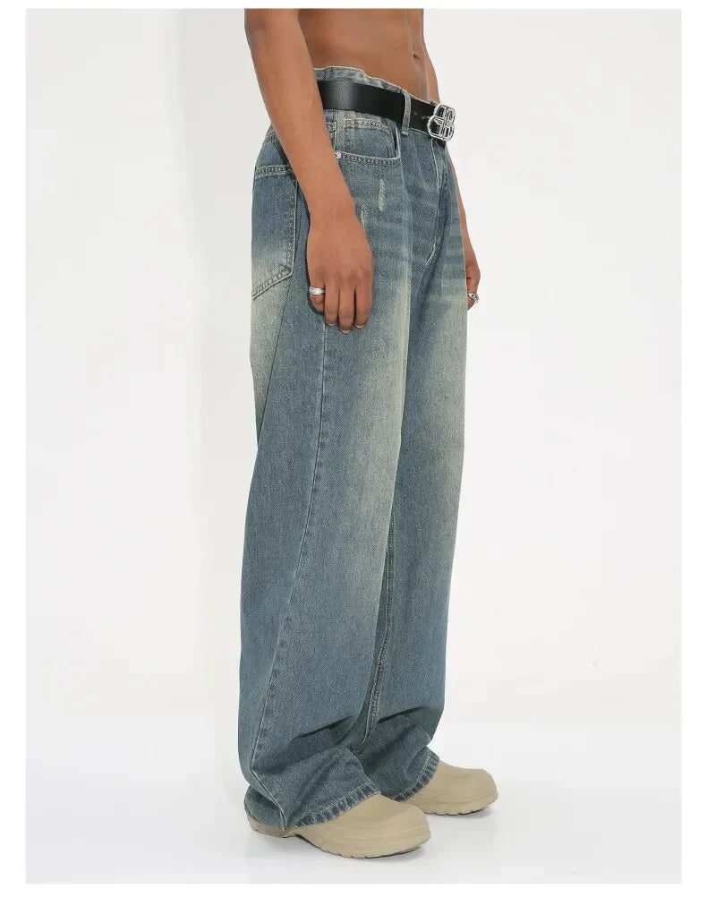 Jean large délavé style rétro - Jesca
