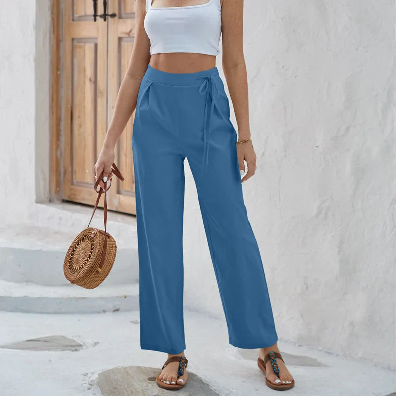 Pantalon droit taille haute - Ludwika