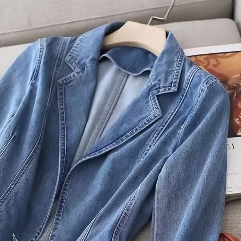 Cassidy - Blazer en denim moderne