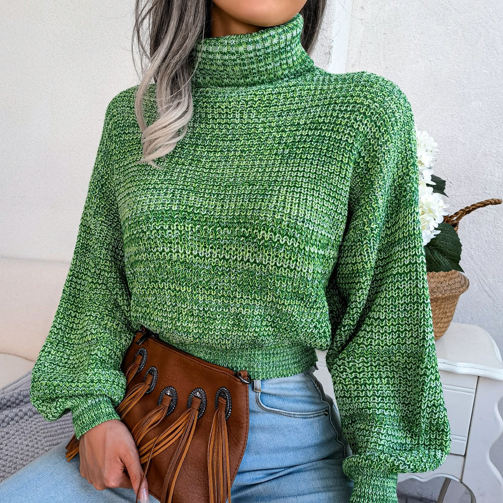 Pull en tricot à col roulé - Sanchia