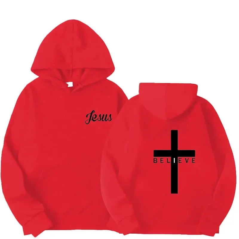 Sweat à capuche surdimensionné Believe - Algrenon