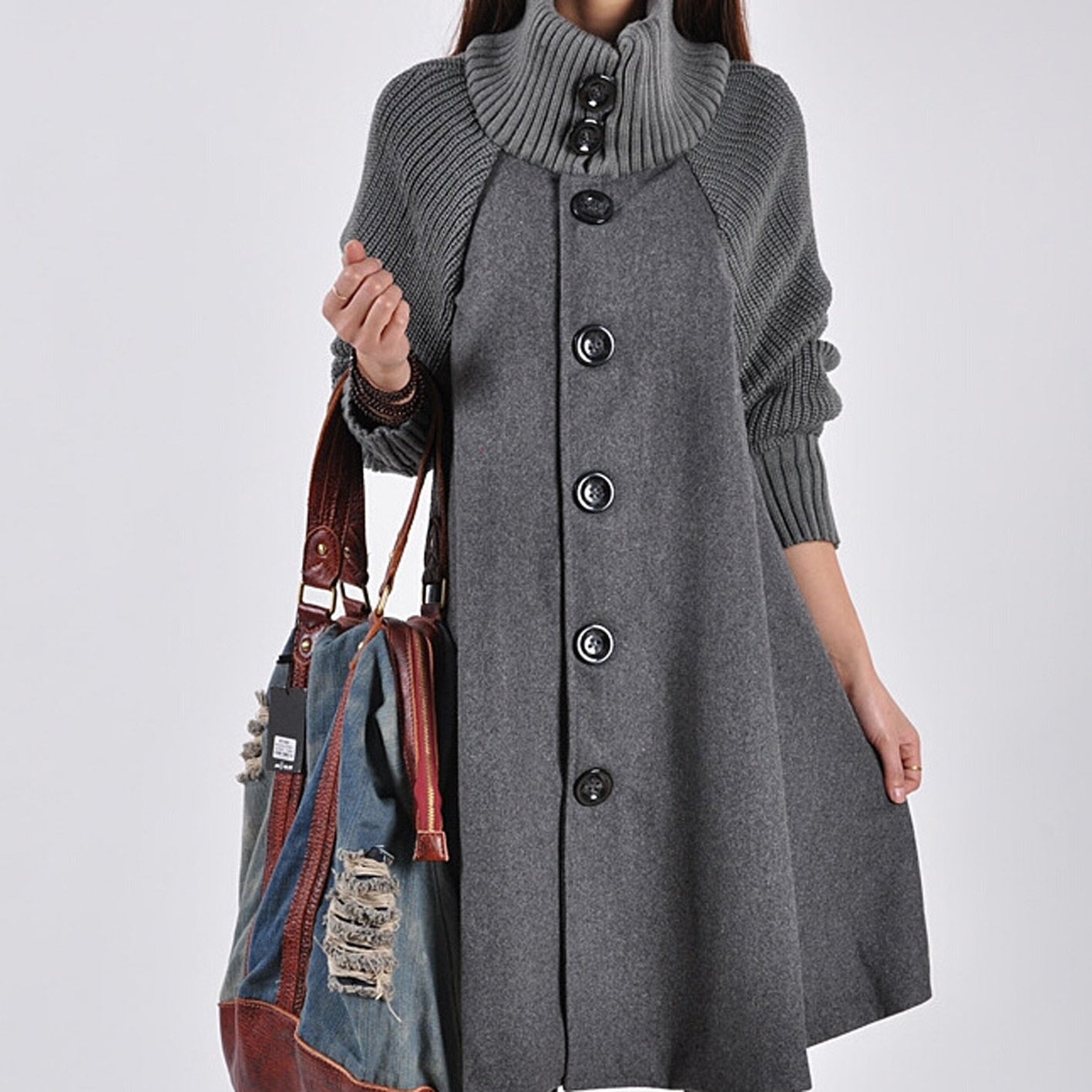 Manteau d'hiver boutonné - Jeannique