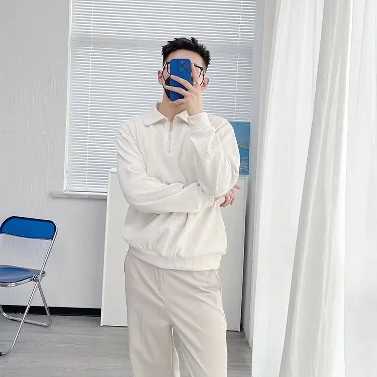 Pull demi-zip pour homme - Addie