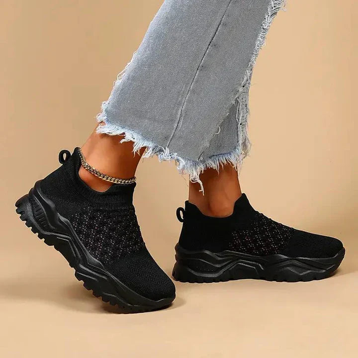 Vanessa - Slip-On Baskets Femmes - Respirantes & Orthopédiques