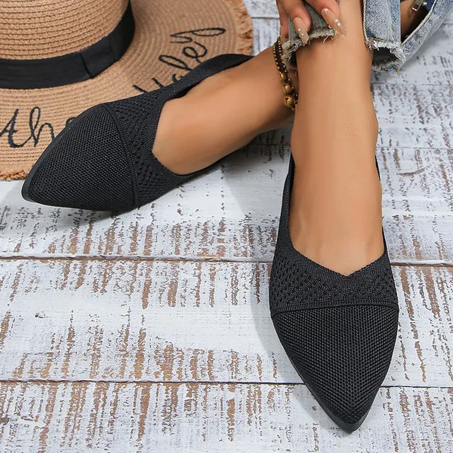 Amélie - Mocassins Pointus Respirants