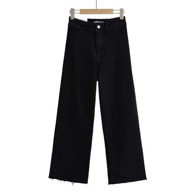 Pantalon vintage baggy à taille haute - Alfiva