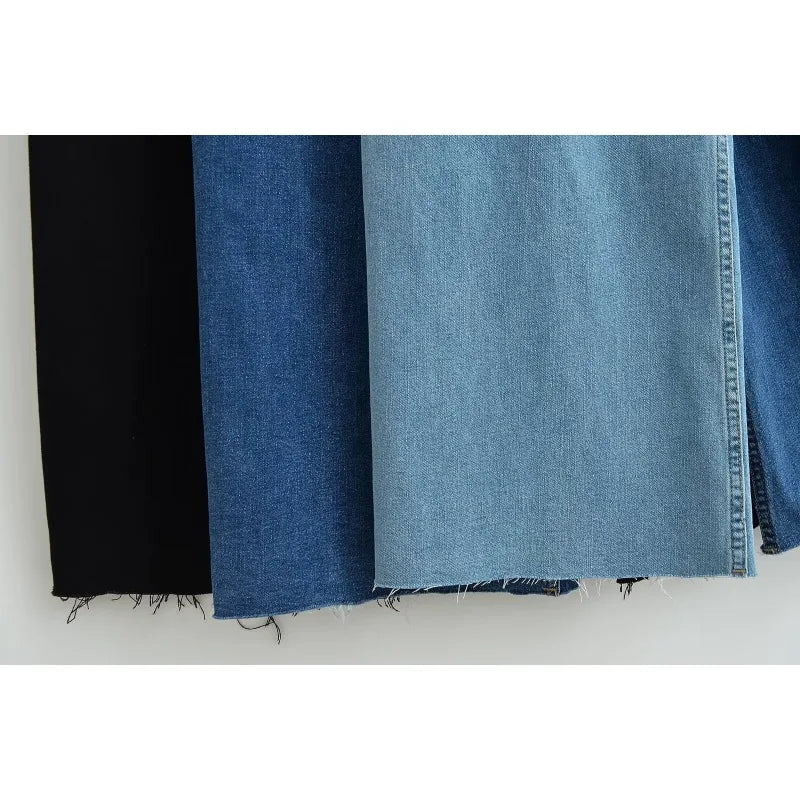 Pantalon vintage baggy à taille haute - Alfiva