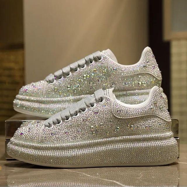 Sibyl | Baskets scintillantes avec ornements en cristal