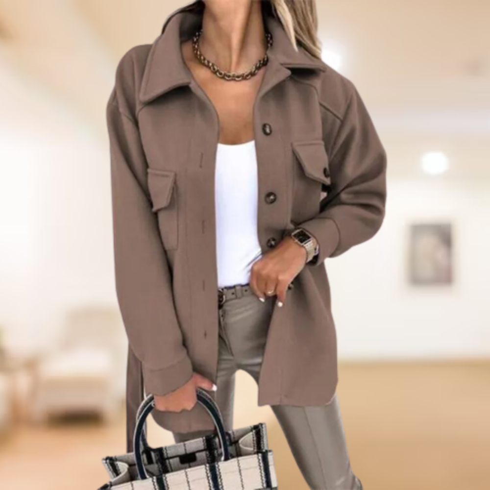 Manteau boutonné polo classique - Aurélien