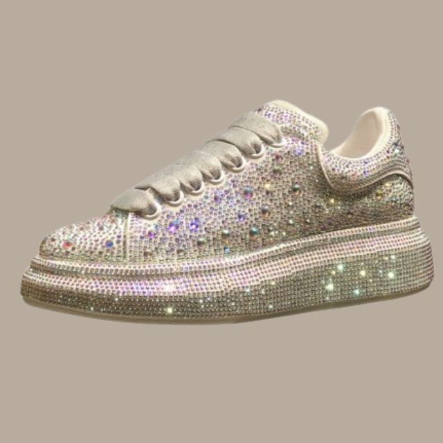 Sibyl | Baskets scintillantes avec ornements en cristal