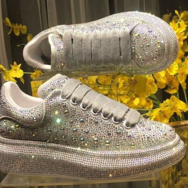 Sibyl | Baskets scintillantes avec ornements en cristal