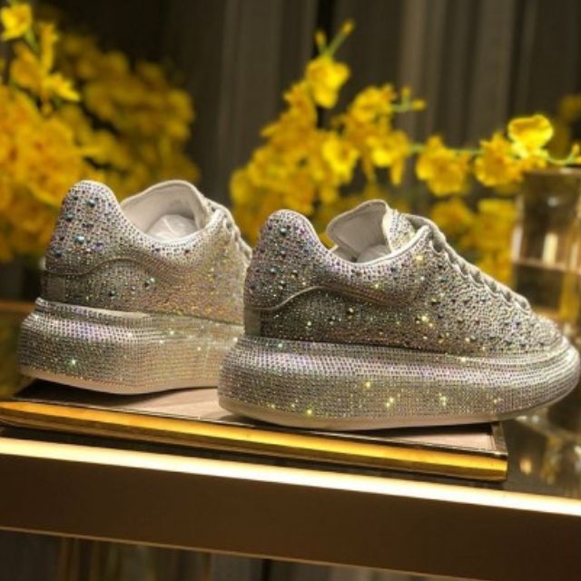 Sibyl | Baskets scintillantes avec ornements en cristal