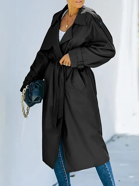 Manteau d'hiver réversible ceinturé - Catlee