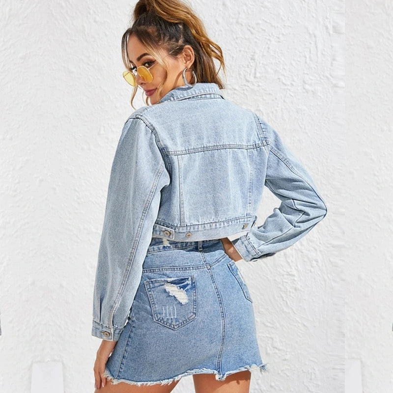 Veste crop top élégante - Daeira