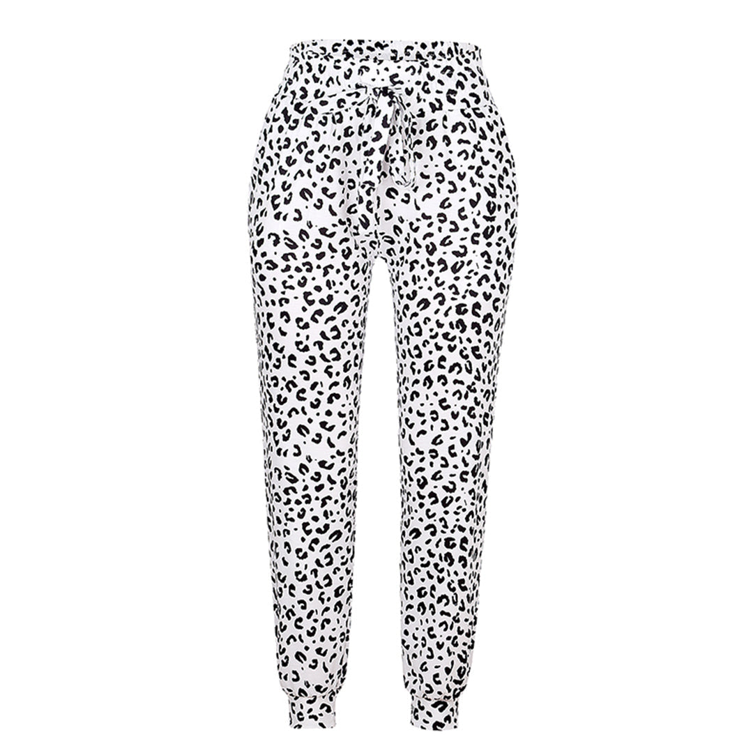 Lucie - Pantalon à imprimé léopard