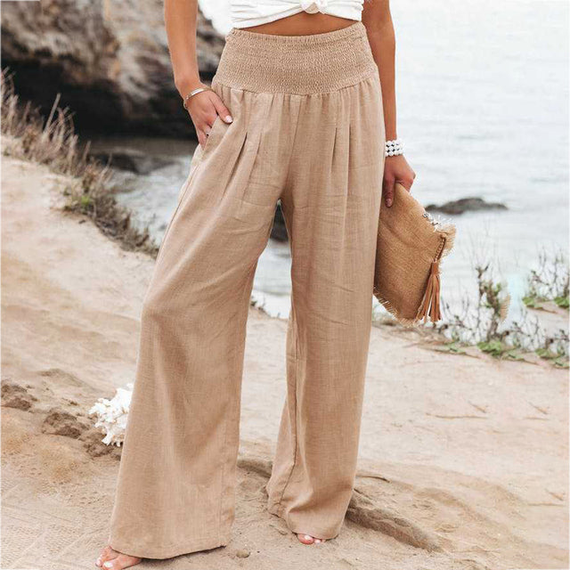 Pantalon en lin pour femme - Ashbea