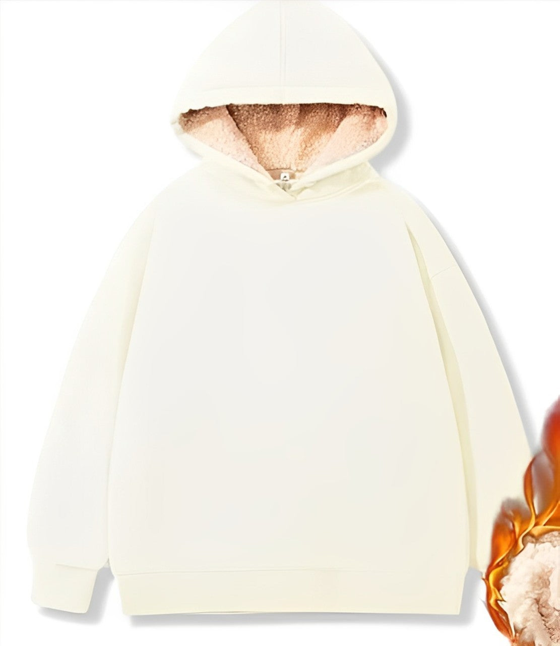 Mila - Veste à capuche en polaire Sherpa douillette pour femme