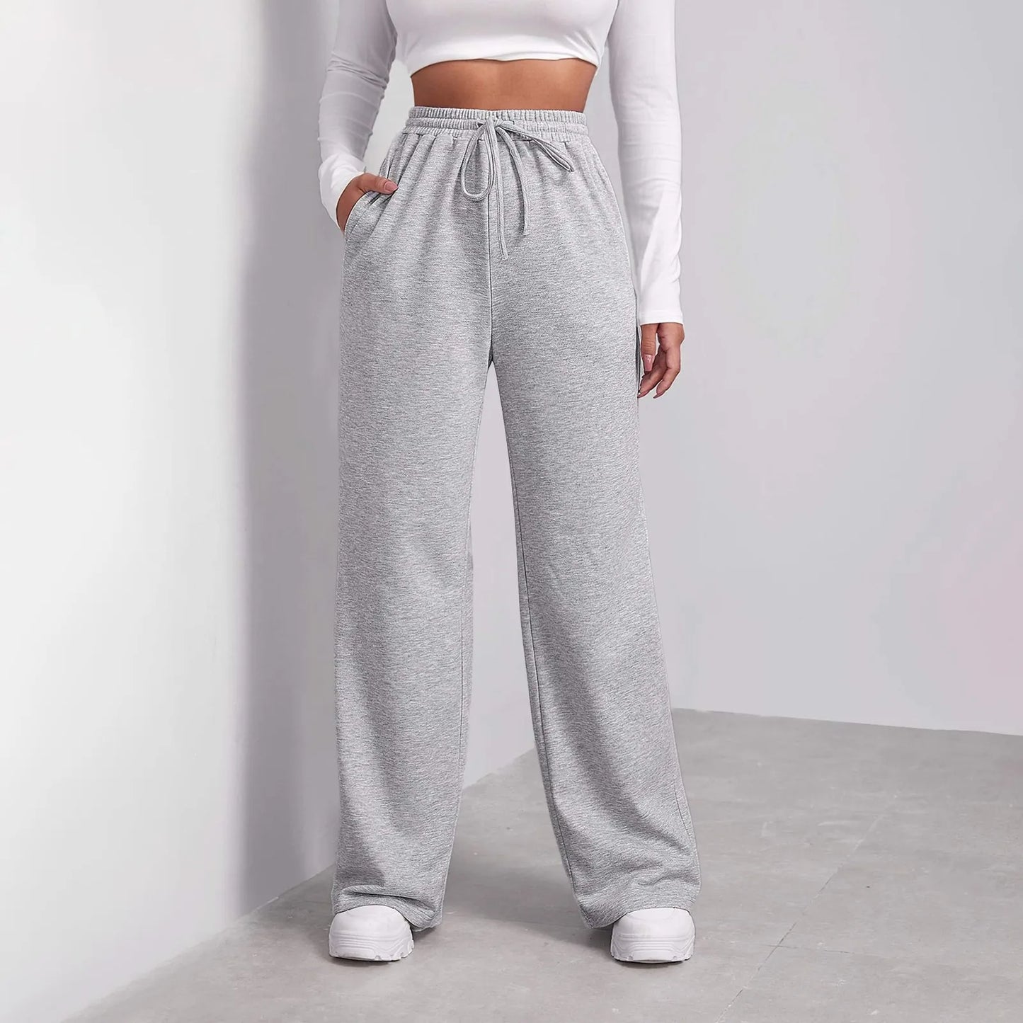 Sable - Joggers Droits Confortables