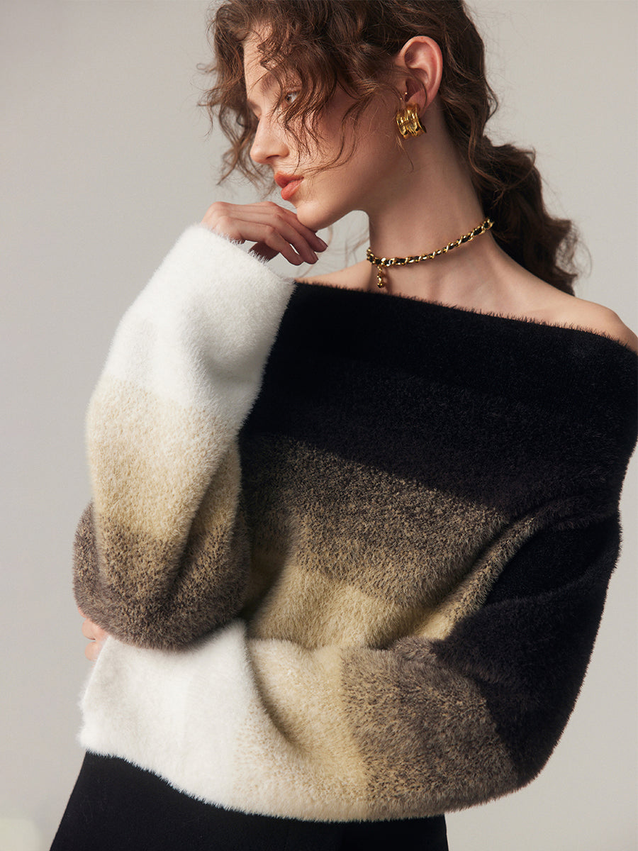 Pull Chaud Trois Tons - Aldietha