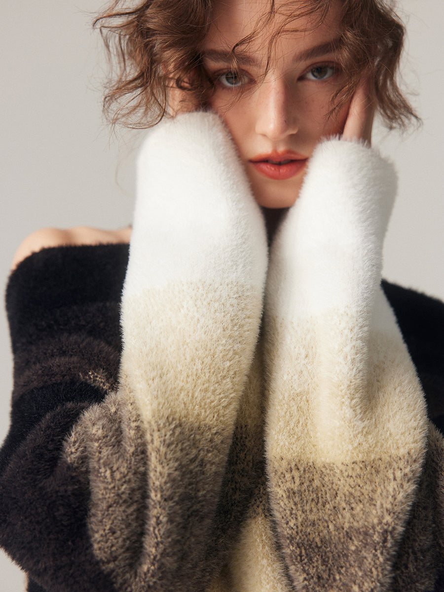 Pull Chaud Trois Tons - Aldietha