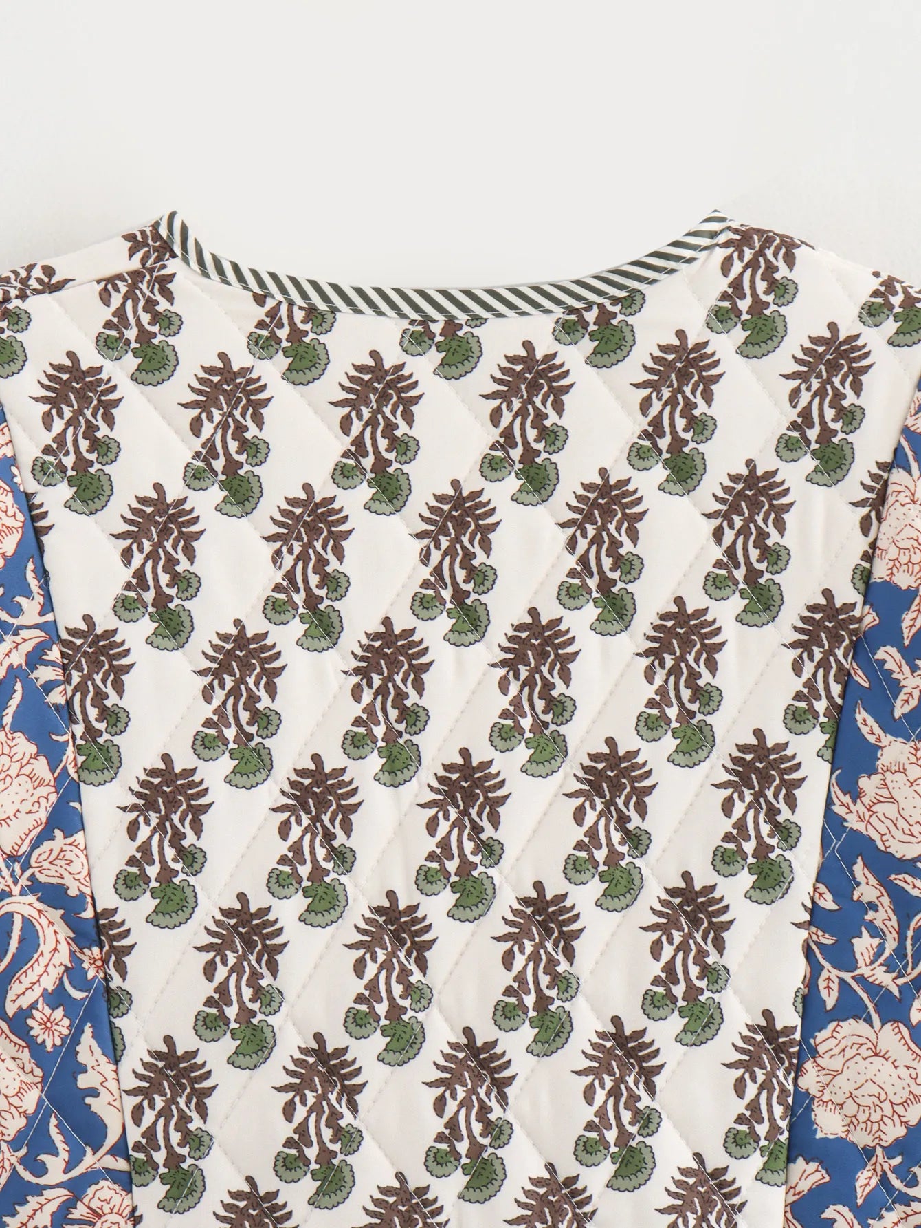 Sylvie - Veste Matelassée Imprimée Réversible pour Femme