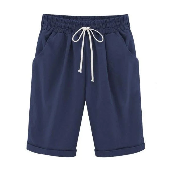 Elisa - Short d'été décontracté et confortable à taille élastique