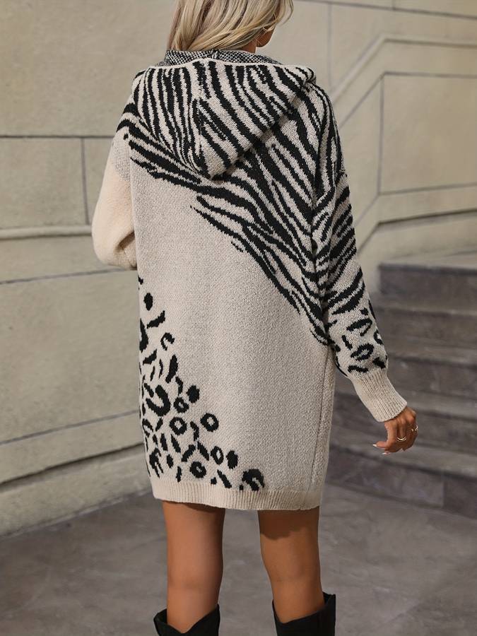 Manteau long imprimé élégant - Tiferet