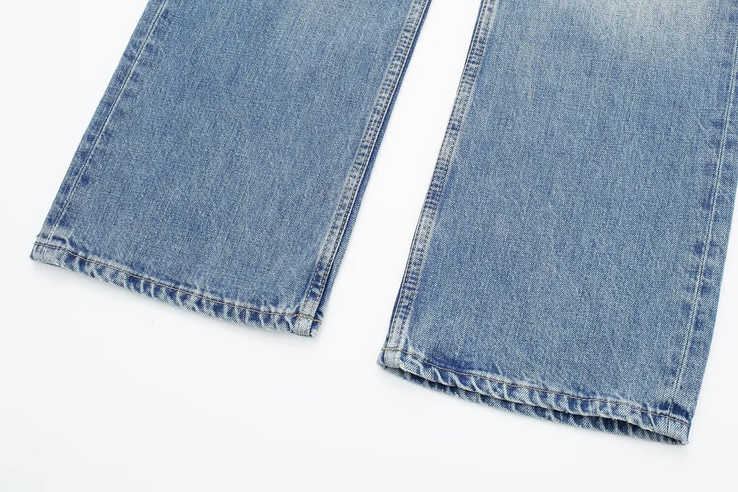 Bellisima - Jeans taille moyenne à coutures larges pour femmes