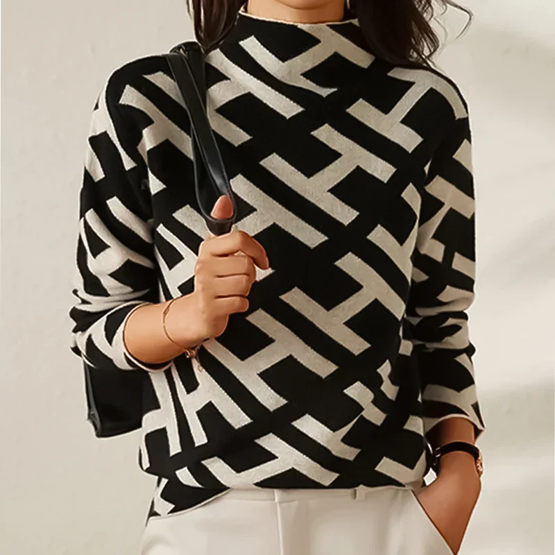 Pull en Tricot Élégant avec Détails Stylés – Parfait pour Toutes les Occasions