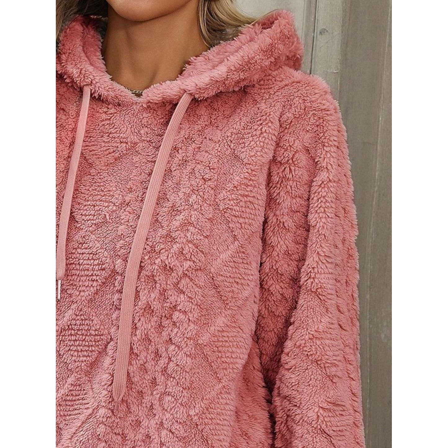 Mila - Sweat à Capuche en Tissu Doux avec Manches Longues et Cordon pour Femme