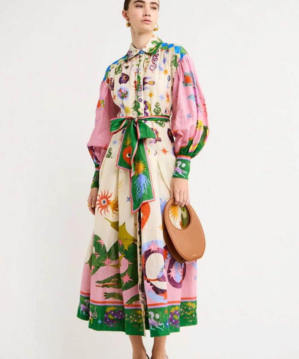 Merle - Robe Longue Italienne