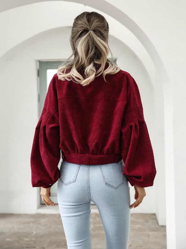 Veste courte en velours côtelé - Chrisanne