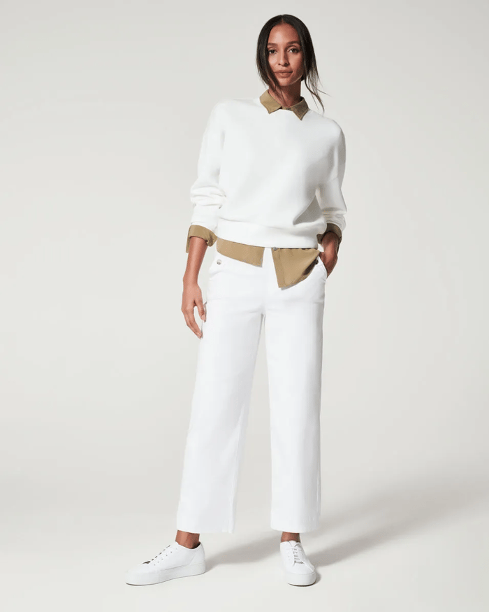Isy - Pantalon ample cropped