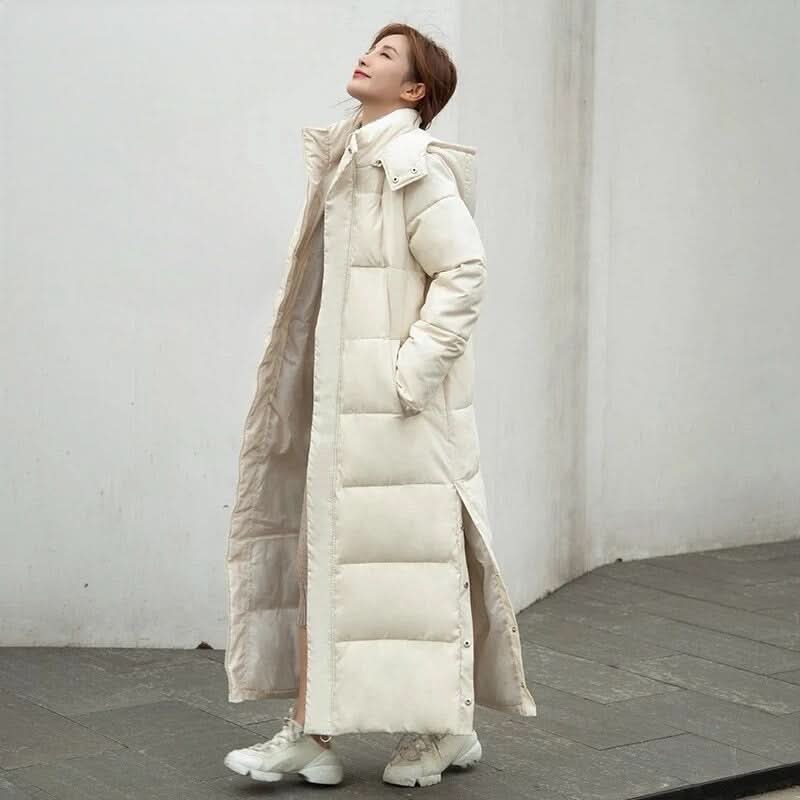 Veste d'hiver élégante, coupe-vent et chaude pour femme