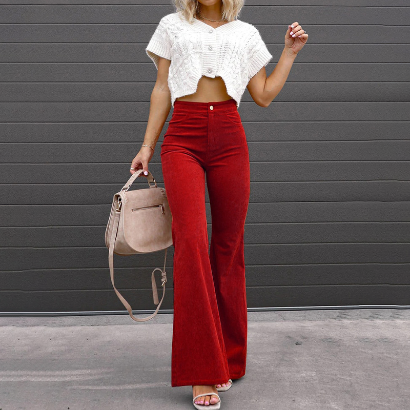 Vogue Style Pantalon évasé