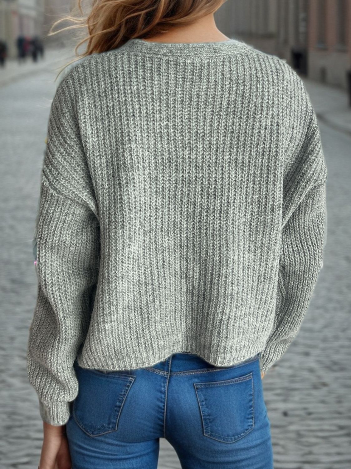 Lina - Cardigan boutonné à manches longues pour femme