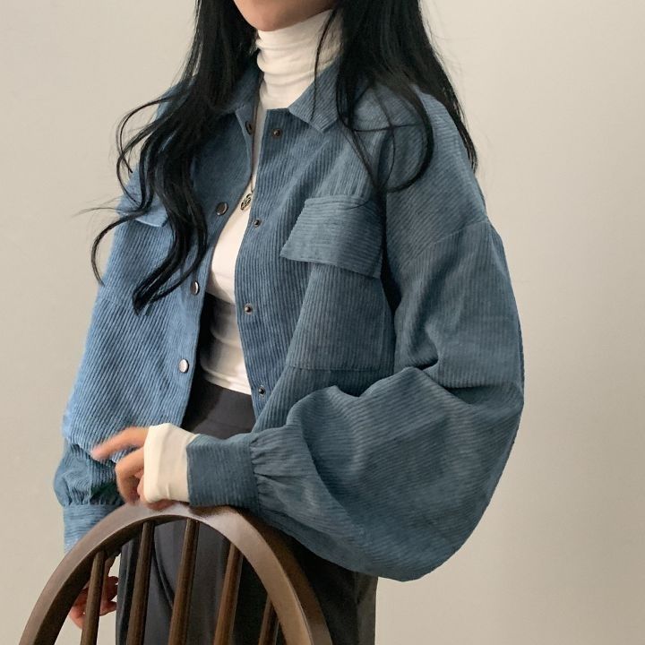 Veste courte en velours côtelé - Joannue