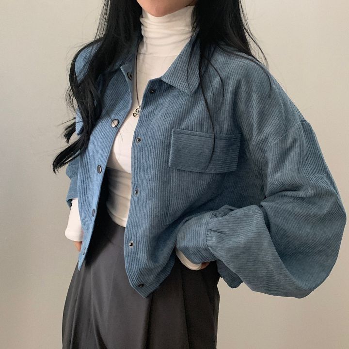 Veste courte en velours côtelé - Joannue
