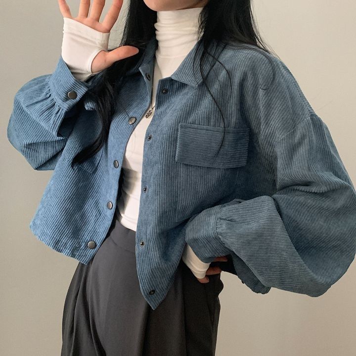 Veste courte en velours côtelé - Joannue