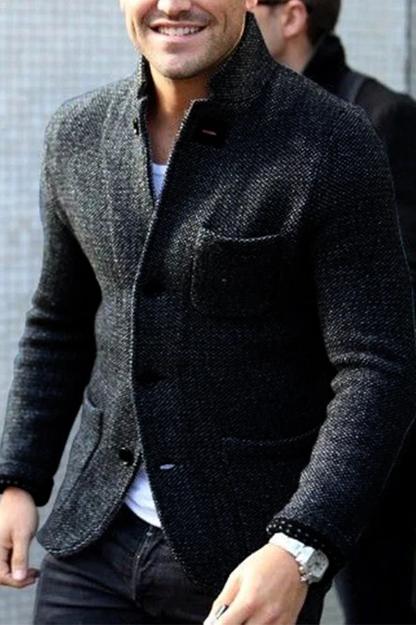 Valentino - Gilet rétro gris pour homme