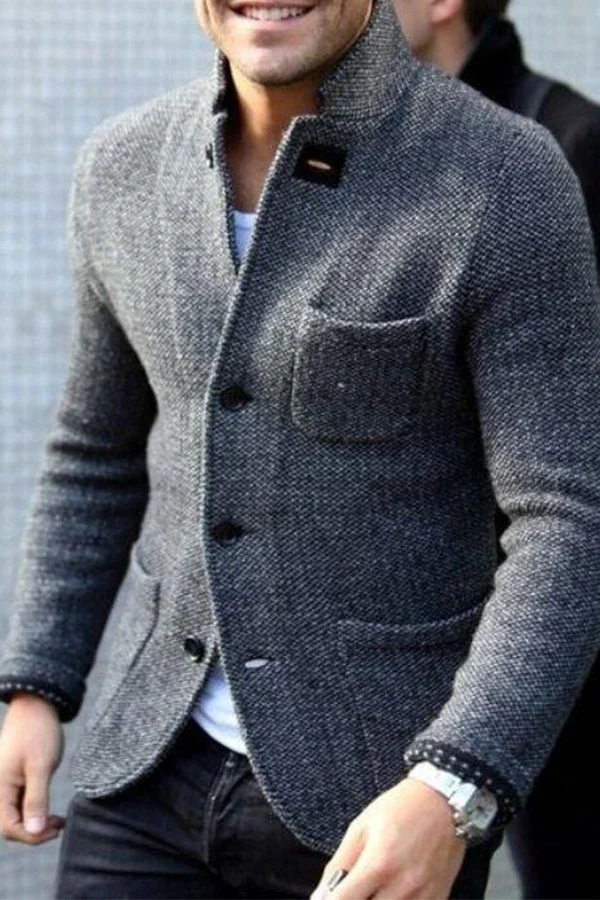 Valentino - Gilet rétro gris pour homme